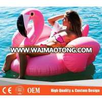 Custom Giant Pink Inflatable Pool Float Flamingo